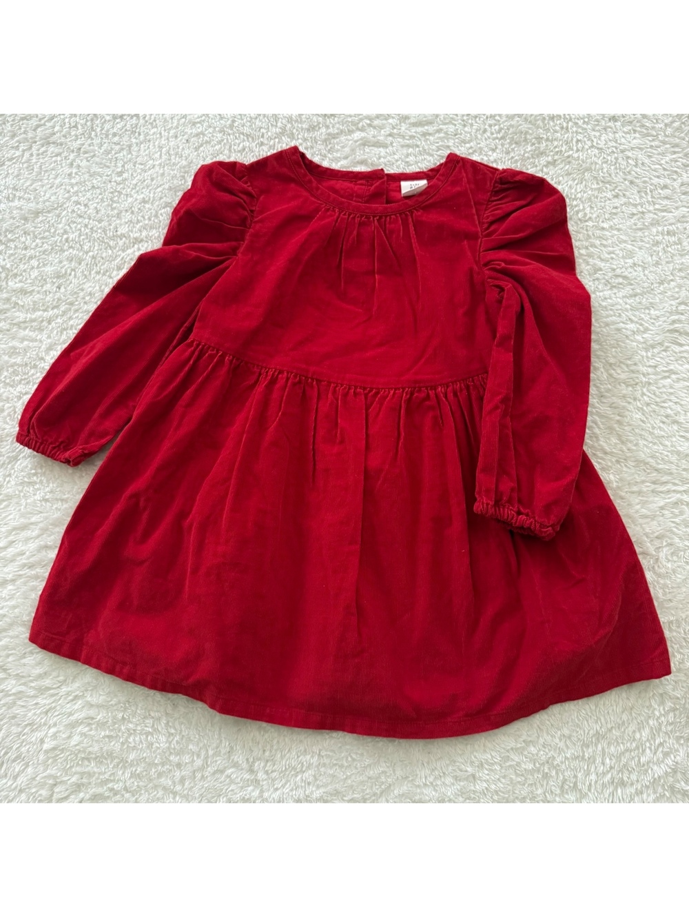 3t Gap Red Corduroy Dress